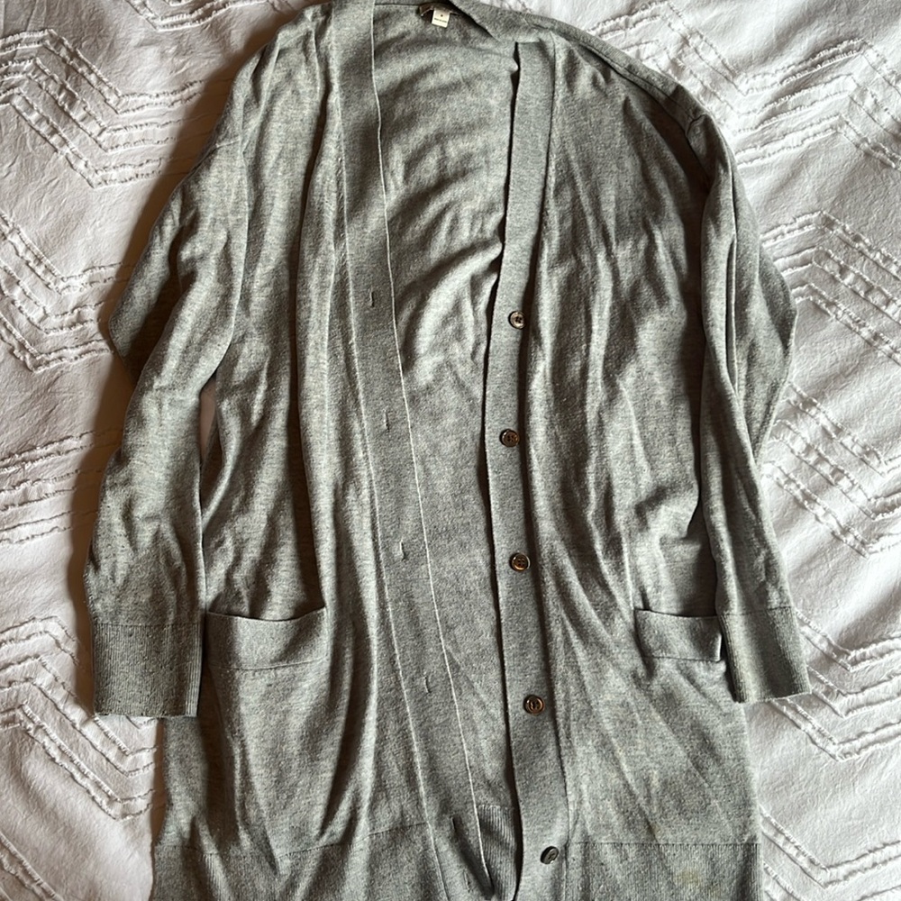 Grey GAP cardigan with buttons, size M